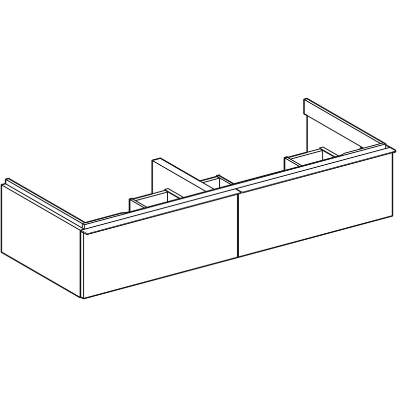 geberit Cabinet for washbasin icon 1184x476x247mm hickory