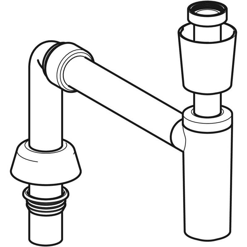 geberit Vattenlås geberit 1 1/4x40mm vit