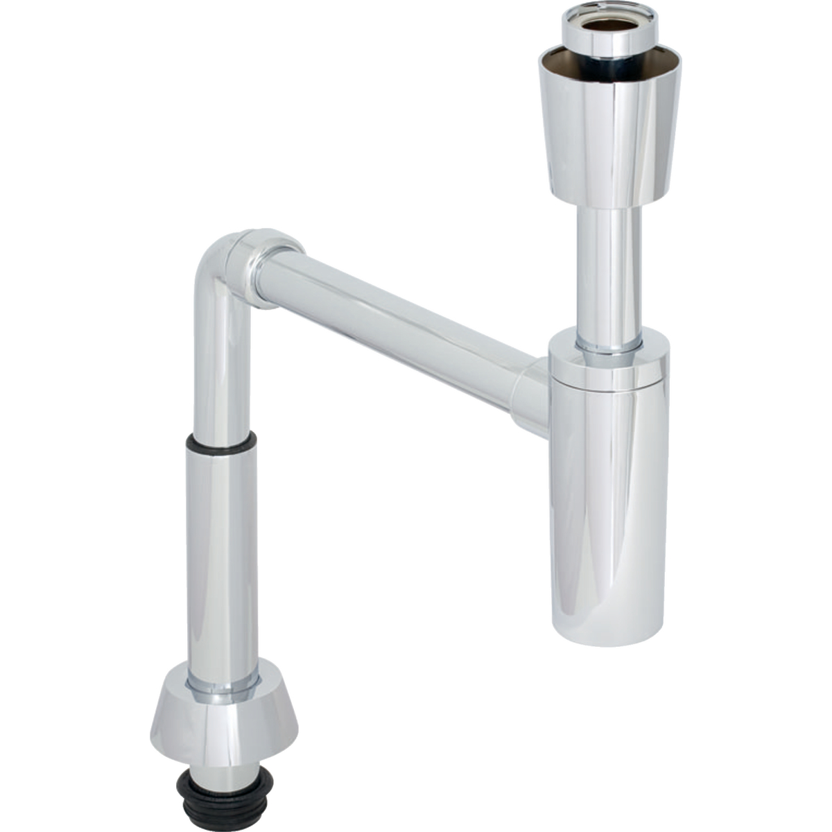geberit Pullovesilukko geberit 1 1/4x40mm teleskooppi kromi