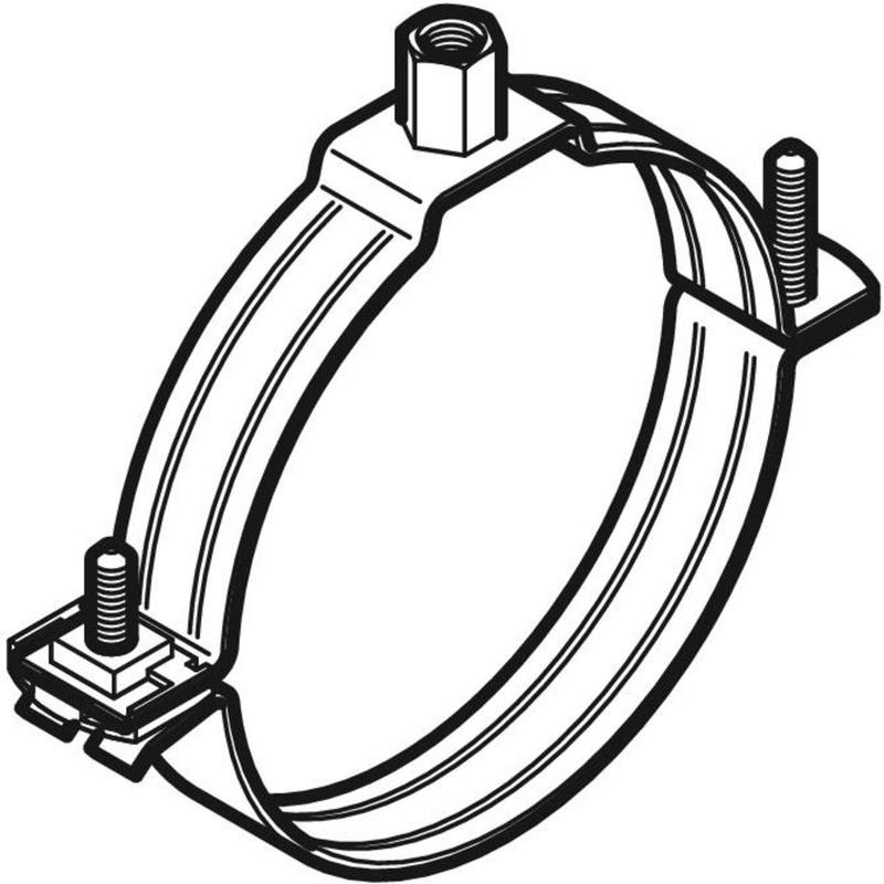 geberit Rörklammer geberit pe 160mm m8/m10