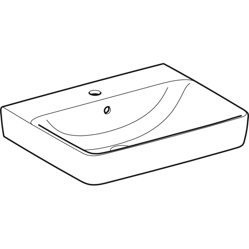 geberit Washbasin geberit renova plan 600x480mm white