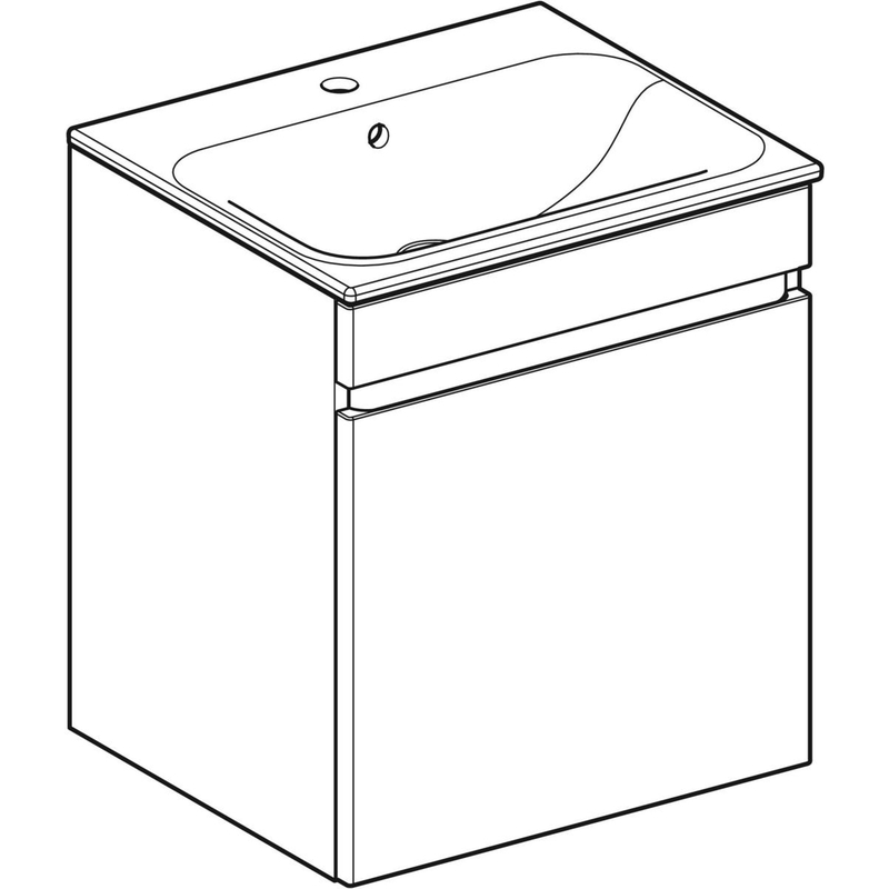 geberit Möbelpaket renova plan 550x480x622mm hickory ljus