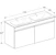 geberit Möbelpaket renova plan 1300x480x622mm ktct lava