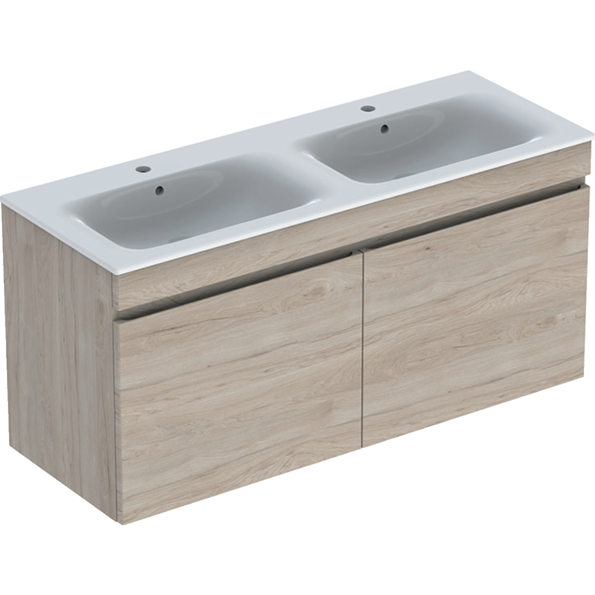 geberit Möbelpaket renova plan 1300x480x622mm hickory ljus