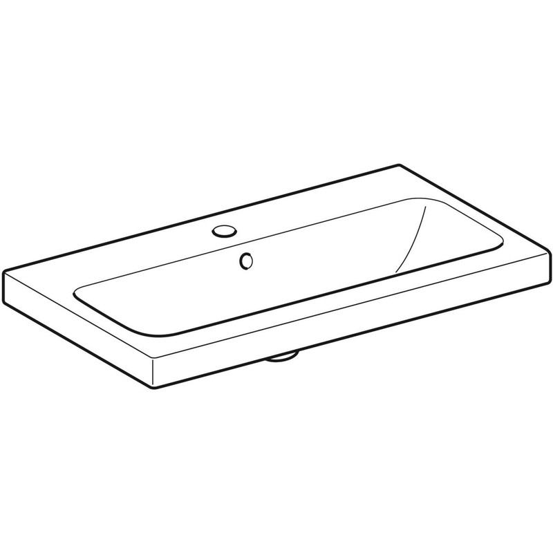 geberit Washbasin geberit icon light 750x420mm white