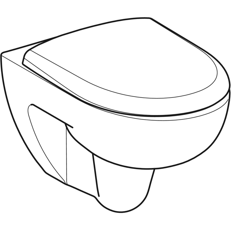 geberit Wc-istuin seinä geberit renova 540mm kansi sc/qr