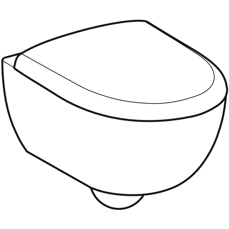 geberit Wc-istuin seinä geberit renova compact 490mm kans scqr