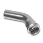 PRESS BEND 45 F/M SS 76,1 SANHA