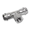 sanha Press t-piece ft ss 88,9x3/4x88,9 sanha