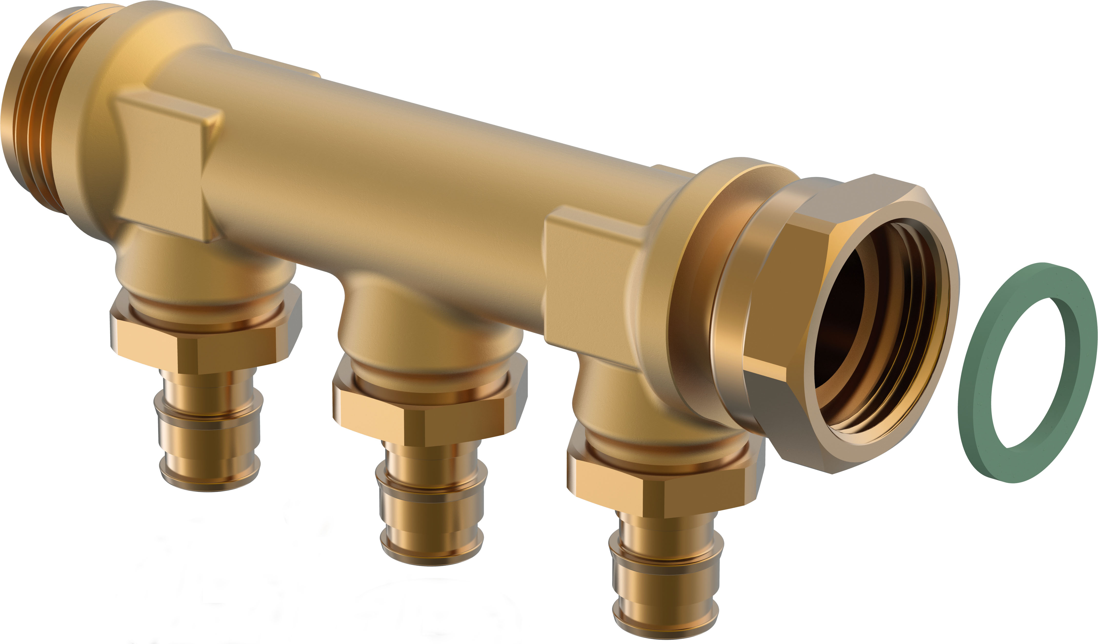 AQUA PLUS MANIFOLD 16x16x16x3/4 MT C/C 50mm DR