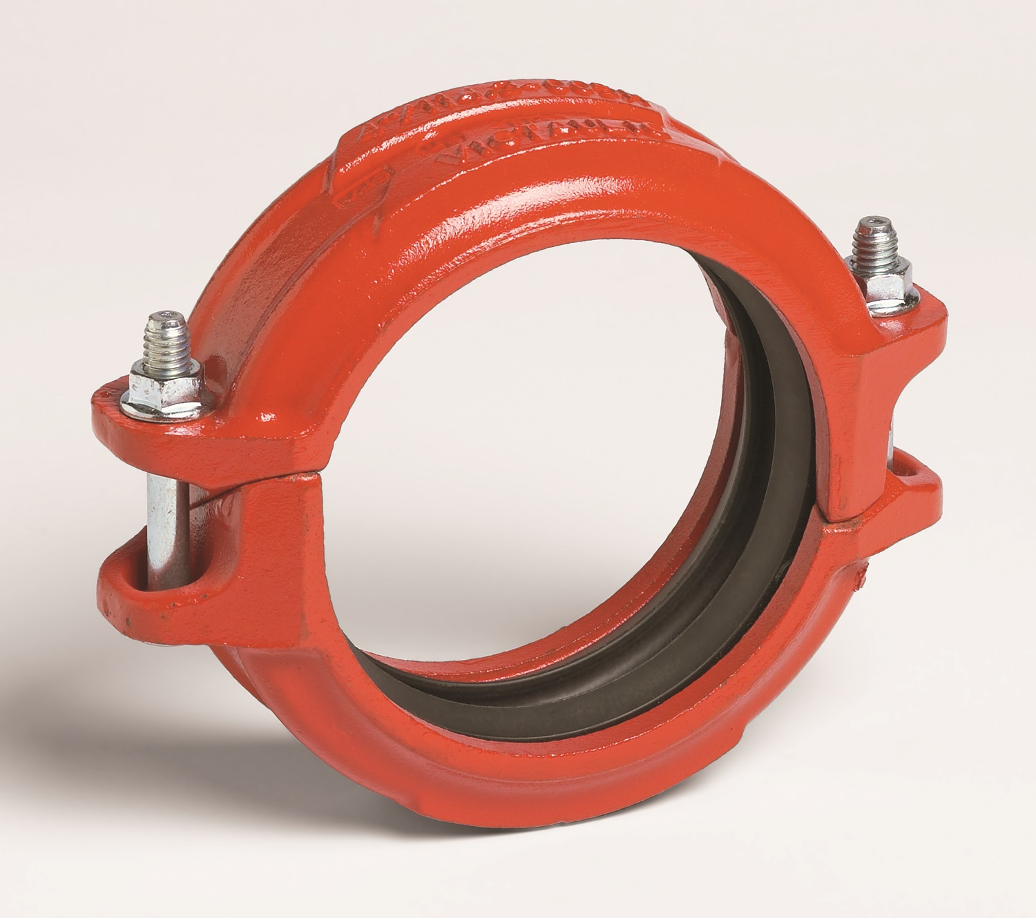 C005H Jäykkä putkiliitin 48MM CPL RED E-A VP MET B/N