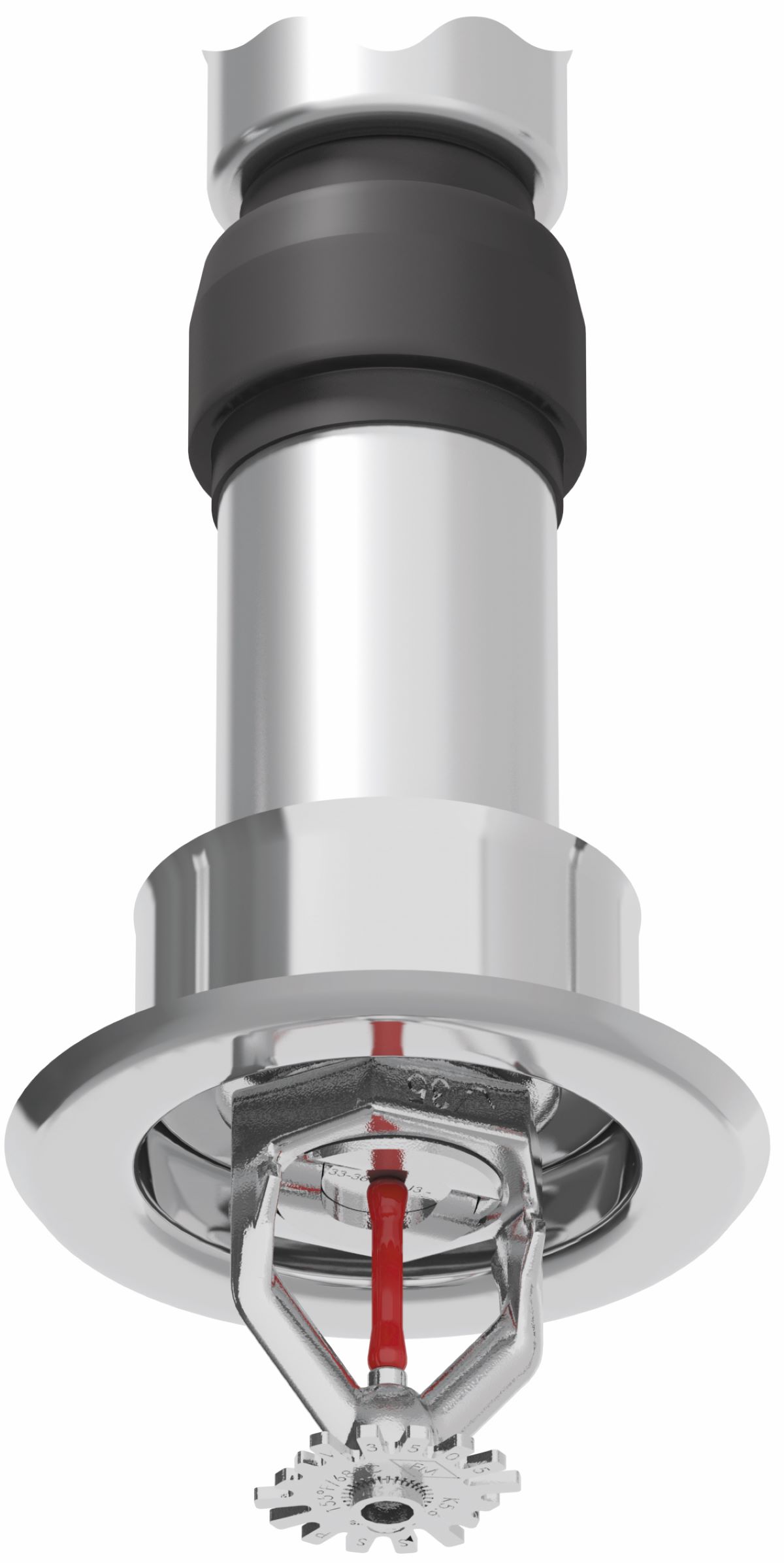 V36 Recessed Escutcheon BRASS/CHROME