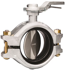 victaulic E125 butterfly valve dn125 bare