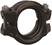 C/907  HDPE -GROOVE 125mm - 114mm BLACK EPDM