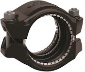 HDPE COUPLING 110mm STYLE 905 BLACK