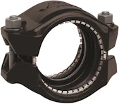 HDPE COUPLING 110mm STYLE 905 BLACK