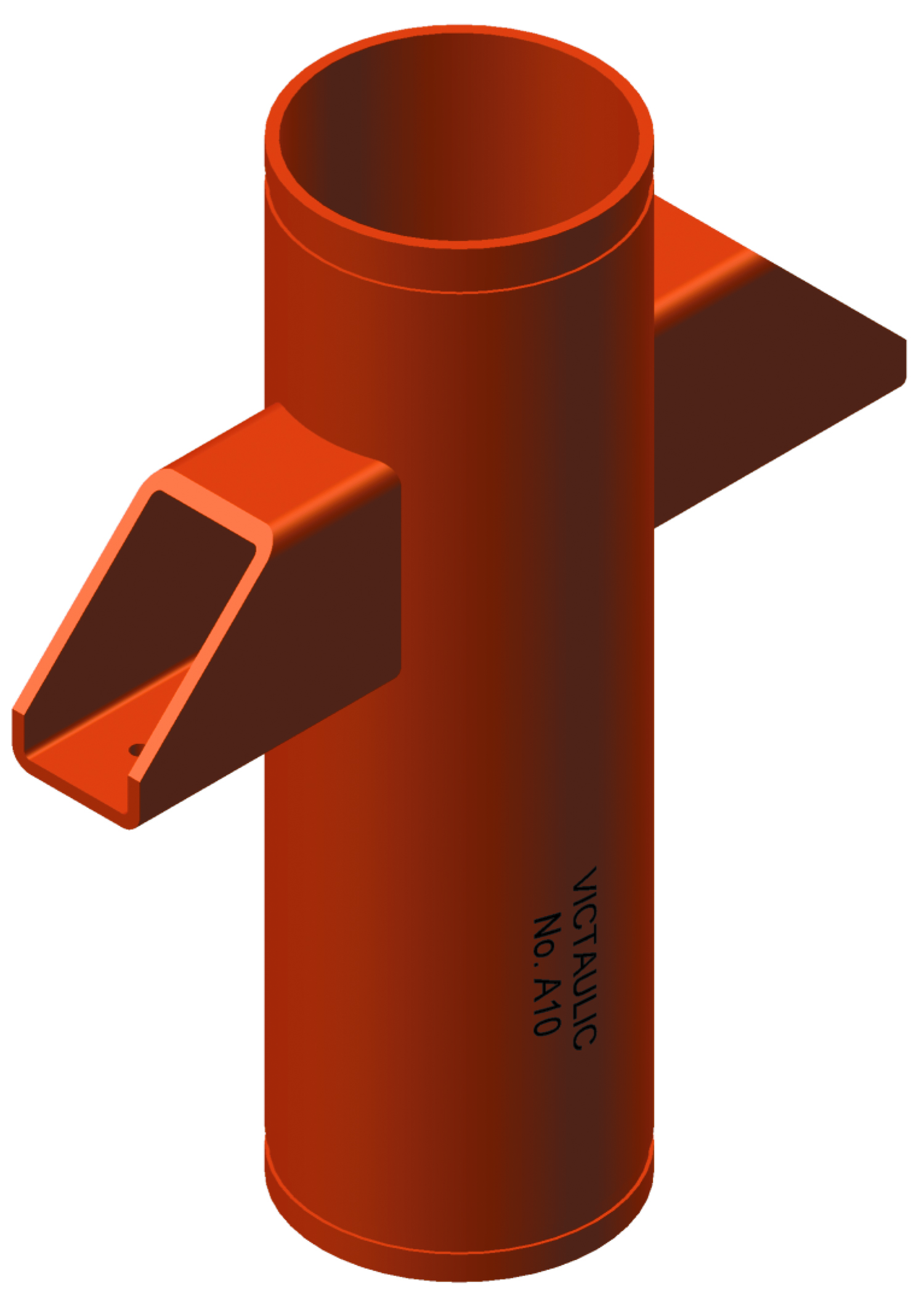 FA10 Putkiankkuri 114MM FLOOR ANCHOR ORG CS
