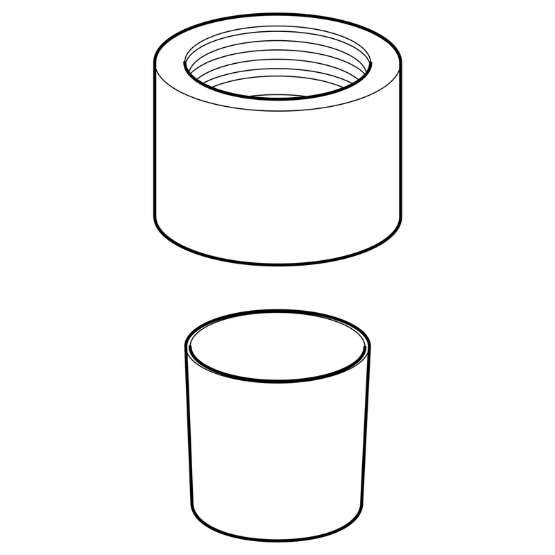 geberit Adapter sleeve geberit pe 75x78mm for cast iron
