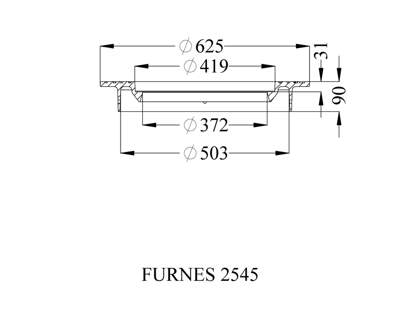 furnes Flytande ram 500 d400 furnes