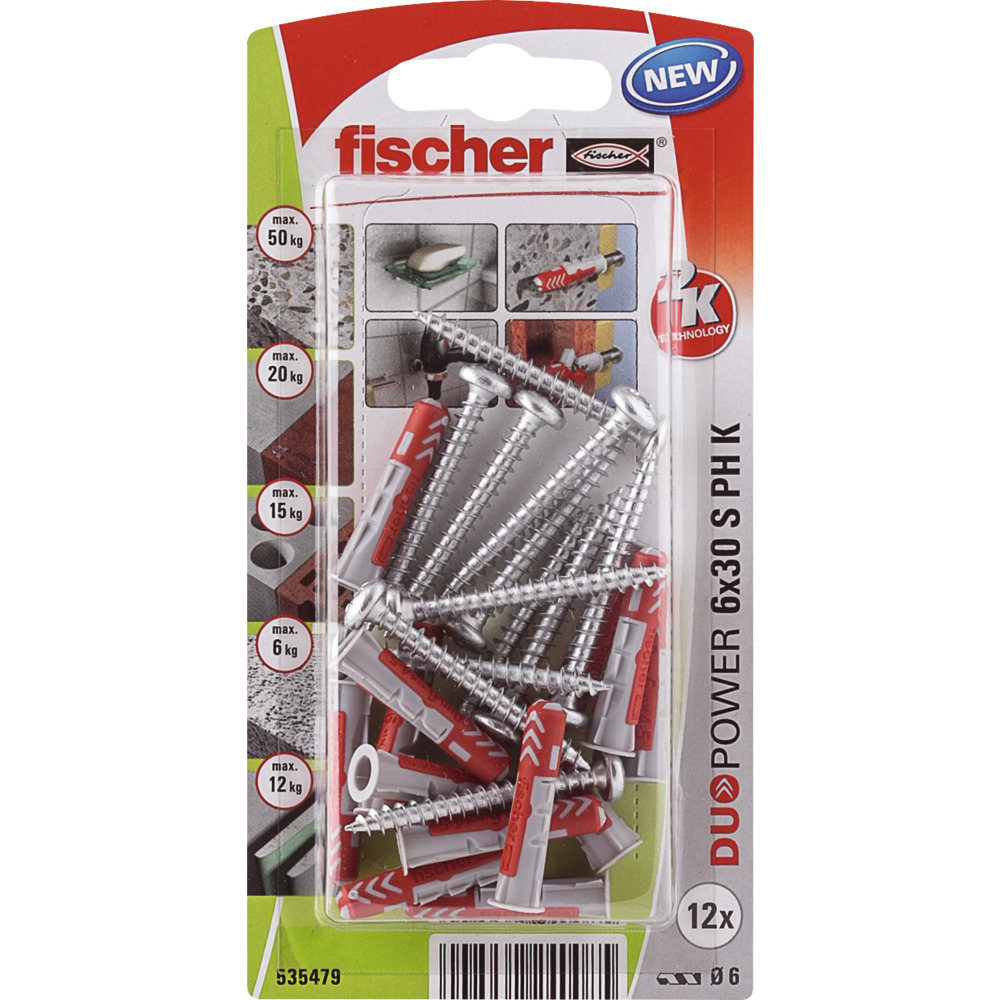 fischer Universal plug fischer duopower 6x30 s ph k nv