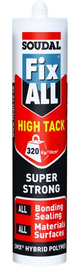 soudal Liimamassa soudal fix all high tack 290ml valkoinen