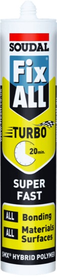 soudal Liimamassa soudal fix all turbo 290ml valkoinen