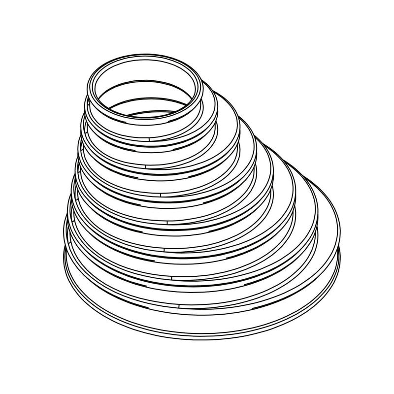 rauheat Chamber accessory rauheat gasket for chamber 77-180mm