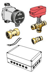 nibe Heatpump accessory nibe passive cooling pc44 gshp