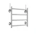 rej design Handdukstork vatten rej tango bth 50514 top vi vit