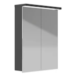 MIRROR CABINET WITH LIGHT KLARA 550 LEFT VVS GREY