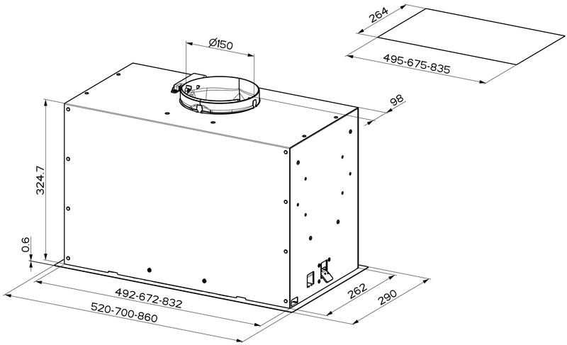 franke Liesituuletin franke fbfe rst 52 cm