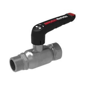 broen full flow Palloventtiili full flow zn 1 1/4 sk/uk matala