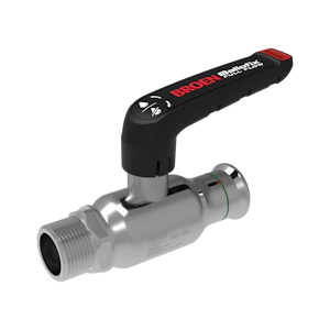 broen full flow Ball valve full flow ss 42x1 1/2 press/uk low