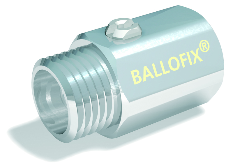 MINI BALL VALVE BALLOFIX 1/2 F/M CHROME