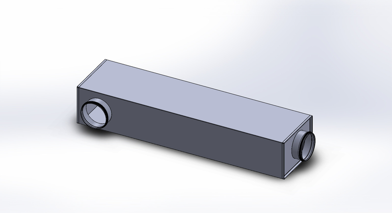 airfi Silencer airfi kulma 125-1000 äänenvaimennin