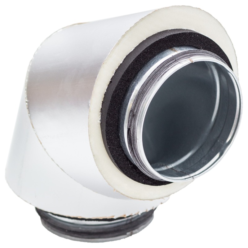 VENTILATION BÖJ ISOLERAD BETTERPIPE-3 90 D125