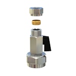 STRAIGHT CONNECTOR VALVE NOTAP 1/2 MALE DN10-15/Cu15-22
