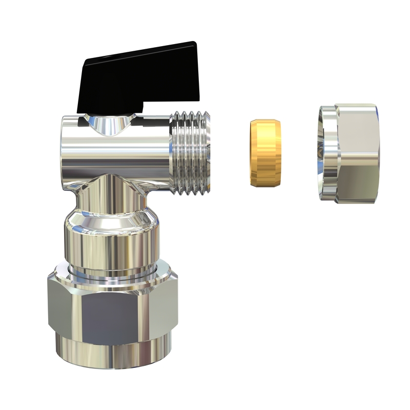 ELBOW CONNECTOR VALVE NOTAP 1/2 MALE DN10-15/Cu15-22
