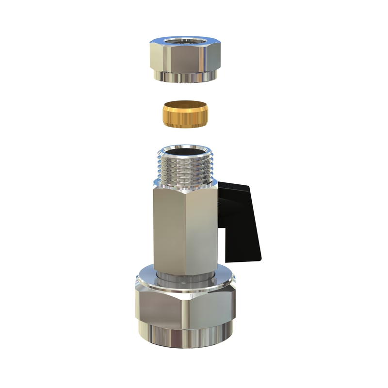 STRAIGHT CONNECTOR VALVE NOTAP 1/2 MALE DN20-100/Cu28-88,9