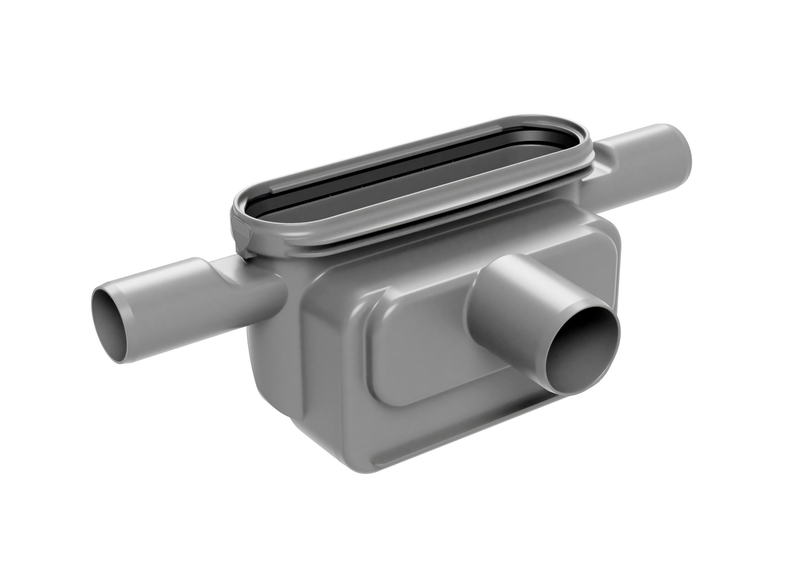 unidrain Outlet unit unidrain 1443 50mm horizontal