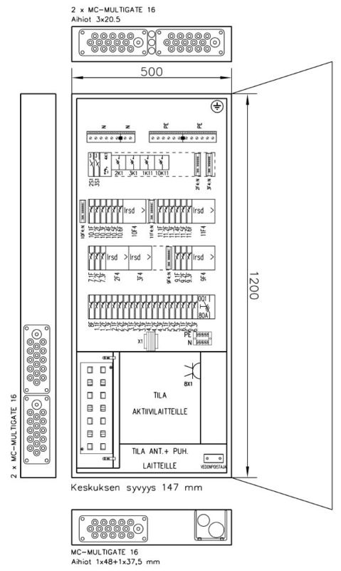 utu Group centre it surface/recess it-bulldog 3836+sly1.2j