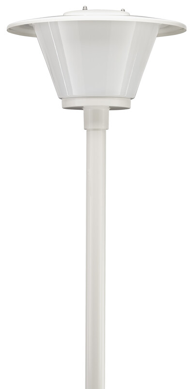 STOLPARMATUR TAPIO LED DALI 23W VIT 3500LM IP44