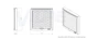 vilpe Multifunction grille vilpe 150x150 black