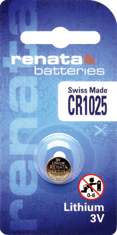 renata Paristo lithium cr1025/bp1 3v/30mah, blister