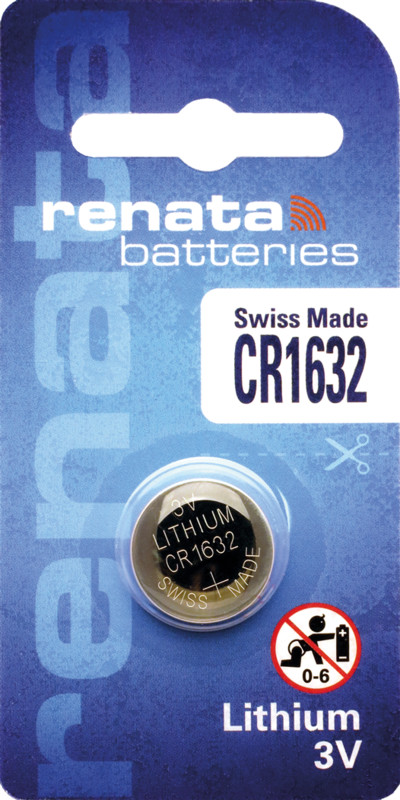renata Paristo lithium cr1632/bp1 3v/125mah blister