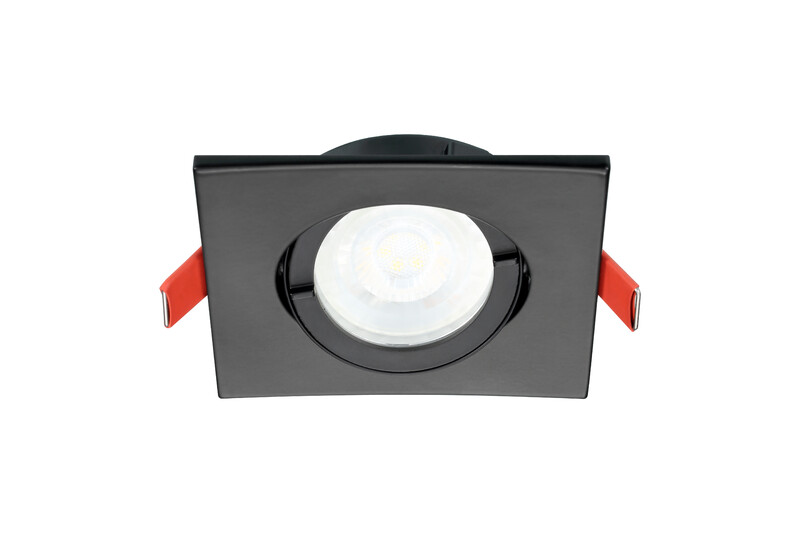 lumiance Downlight inset trend 75 swing 3084103 ip44 75 sq ex-lamp blk