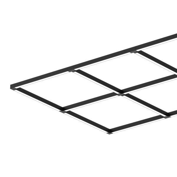 ledimo Surface mnt/susp. lum office 42w 1504mm 840 120deg b