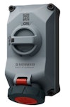 POWER SOCKET-OUTLET R 16A5P 6H400V IP67 DUO