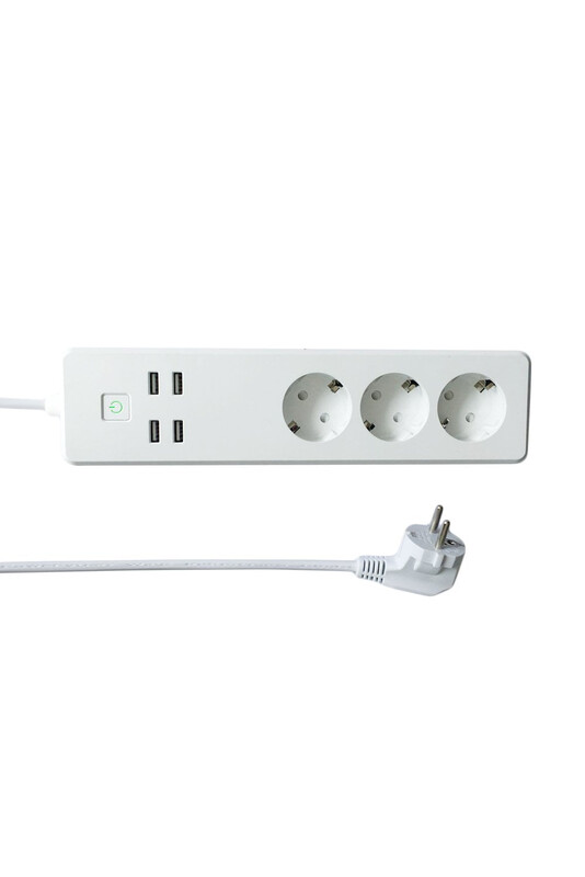 woox Jatkojohto wifi 3 pistorasiaa 4 x usb