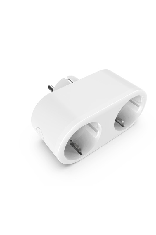 SOCKET ADAPTER WIFI DUAL 230VAC 16A 3680W